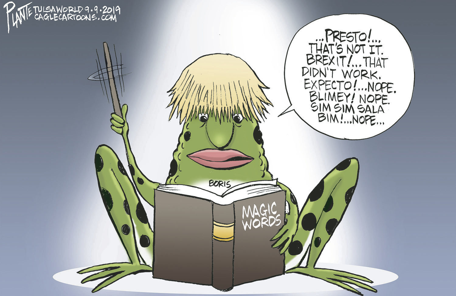 Bruce Plante Cartoon: Boris Johnson and Brexit